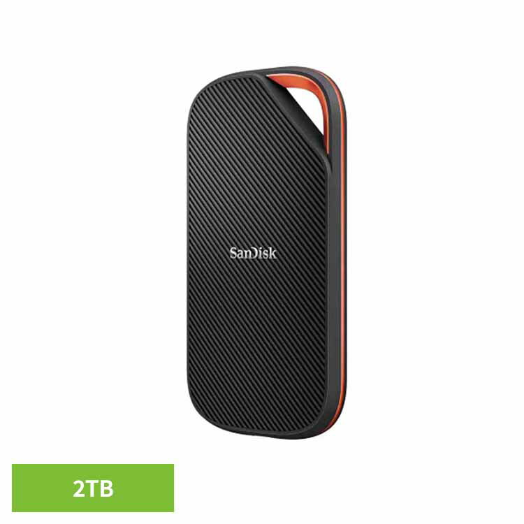 SanDisk Extreme PRO with USB4 2TB SDSSDE82-2T00-J25ポータブルSSD 2TB sandisk サンディスク コンパクト 大容量 データ保存 動画撮影 サンディスク