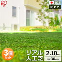 【3個セット】リアル人工芝 IP-30210 IP-30210送料無料 人工芝 人工芝マット 芝マット リアル人工芝 人工芝生 芝生 雑草対策 ロールタイプ 2...