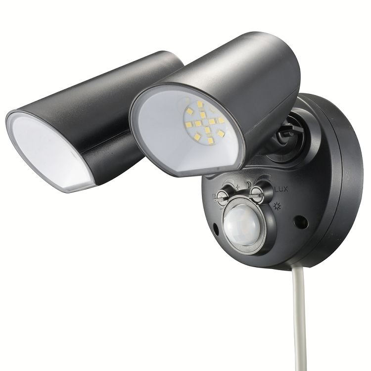 センサーライト2000lm センサーライト 2000 AC式 雨天時OK オーム電機