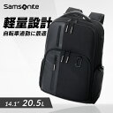 サムソナイト Samsonite ビジネス バックパック LPT BACKPACK 14.1 BLACK 142142-1041スーツ リュックサック Samsoniteバックパック サムソナイトリュック メンズ レディース USBポート かばん ラップトップバックパック 通勤 通学 旅行 Samsonite(4)