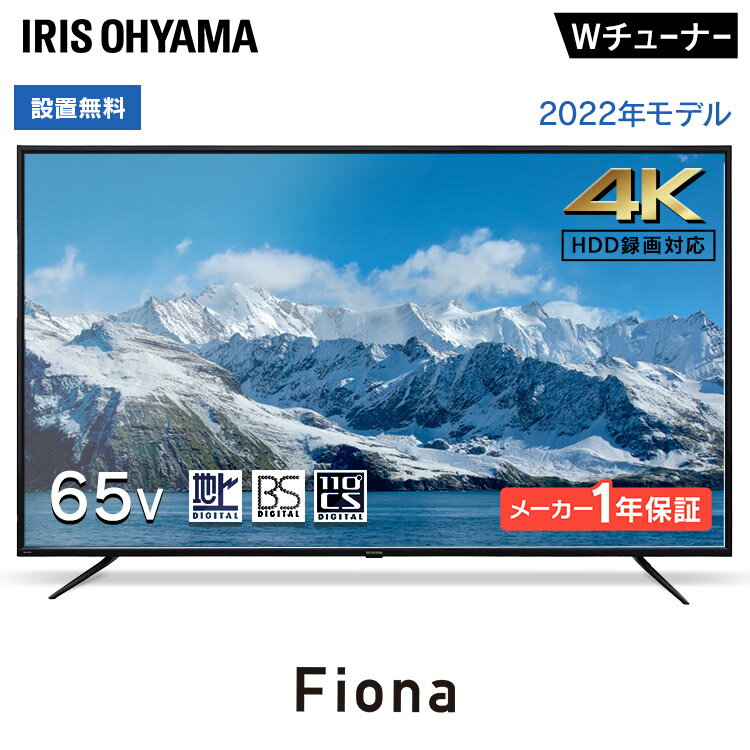 テレビ 液晶テレビ TV 4K対応液晶テレビ 65V型Fio