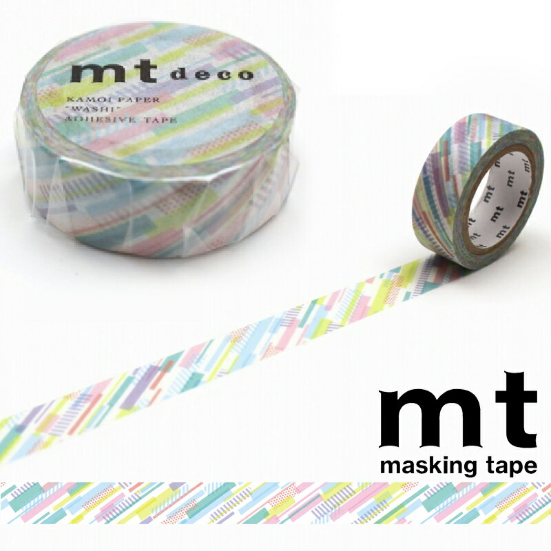 カモ井加工紙 マスキングテープ デコ 15mm×7m 1個入り ライト MT01D507