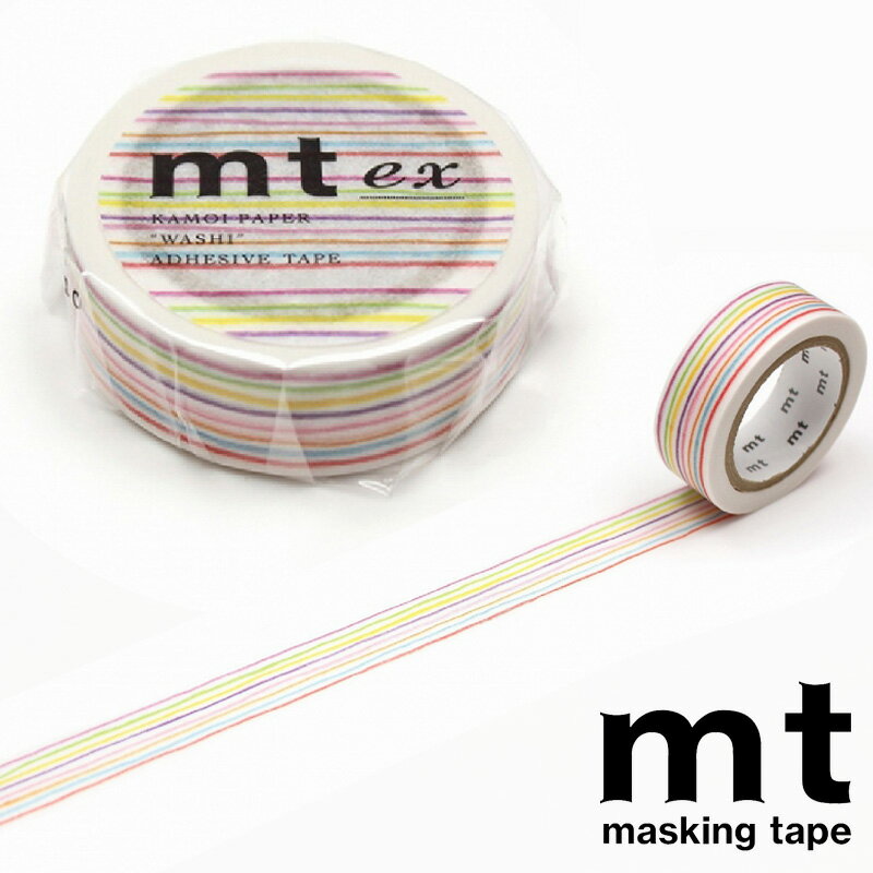 カモ井加工紙 マスキングテープ mt ex 15mm×7m 1個入り 色えんぴつ・ボーダー R MT