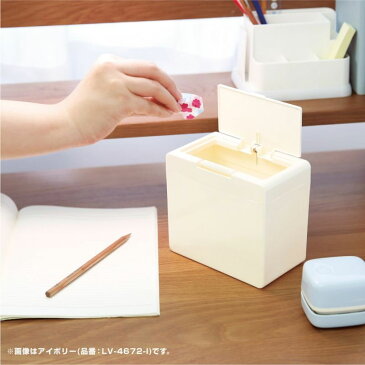 ソニック リビガク ちょいバコ卓上ゴミ箱 ワンタッチで開く 全2色 LV-4672-I B