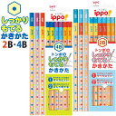 【名入れなし商品】トンボ鉛筆 イッポ！ ippo! しっかりもてるかきかたえんぴつ 六角 2B 4B 12本入り 【6ダースまでネコポスもOK】鉛筆 えんぴつ 卒園 卒業 入学 記念品 贈り物 プレゼント