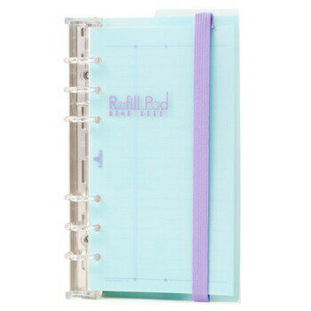 【10%OFFクーポン】アシュフォード デザインリフィルパッド BIBLE 17mm (マージン罫)ブルー システム手帳 バイブル Ashford メーカー品番0322-170のサムネイル