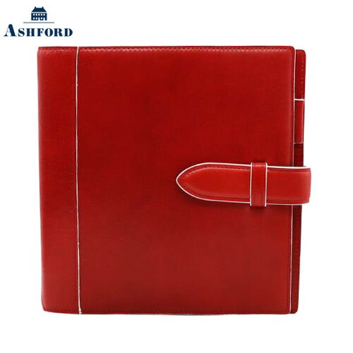 【10%OFFクーポン】アシュフォード イシュー HB×WA5 19mm ベルト レッド システム手帳 Ashford メーカー品番6125-044