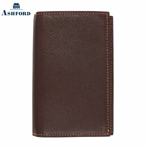 【10%OFFクーポン】アシュフォード ディープ MICRO5 8mmシステム手帳 +名刺入れ ブラウン Ashford メーカー品番2101-022