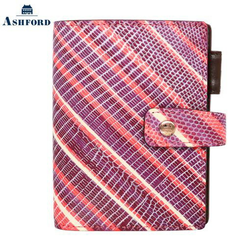 【10%OFFクーポン】アシュフォード システム手帳ネオフィナードローズゴールドストライプマイクロ5 13mmホック ピンクメーカー品番2128-040