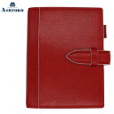 【10%OFFクーポン】アシュフォード システム手帳 イシュー MINI6 ミニ6 19mm belt ベルト レッド ASHFORD メーカー品番1269-0...