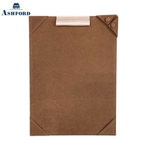 【10%OFFクーポン】アシュフォード ミリクロス ジョッター A4 ライトブラウン ASHFORD メーカー品番9163-020
