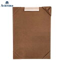 【10%OFFクーポン】アシュフォード ミリクロス ジョッター A4 ライトブラウン ASHFORD メーカー品番9163-020