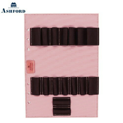 【10%OFFクーポン】アシュフォード システム手帳リフィル ビタリータ 9本ペンホルダー A5 ピンク ASHFORD メーカー品番0707-040