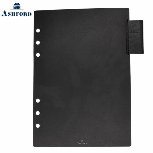 【10%OFFクーポン】アシュフォード システム手帳リフィル マット ストレッチペンホルダー A5 ブラック ASHFORD メーカー品番0708-011