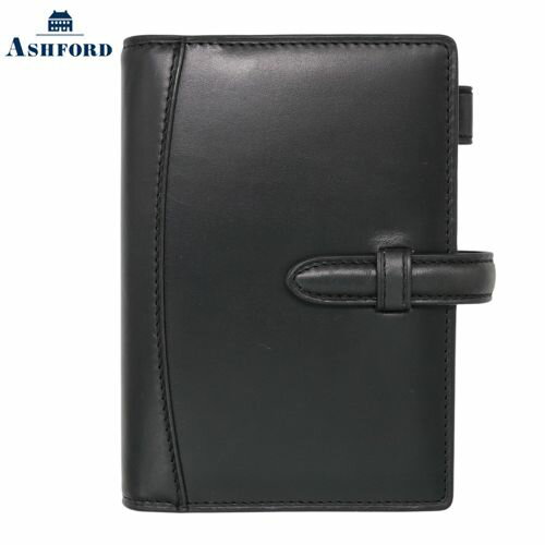 【10%OFFクーポン】アシュフォード システム手帳 ヒメル mini6 13mm belt ミニ6 Himeru ブラック ASHFORD メーカー品番129...