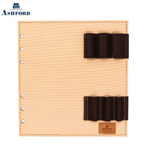 【10%OFFクーポン】アシュフォードシステム手帳ビタリータアダプター3本ペンホルダリフィルHB×WA5ナチュラルASHFORDメーカー品番6662-060