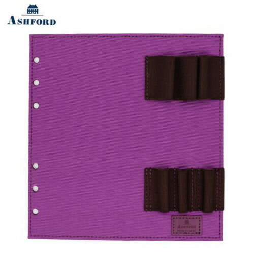 【10%OFFクーポン】アシュフォードシステム手帳 ビタリータアダプター3本ペンホルダーリフィルHB×WA5パープルASHFORDメーカー品番6662-078