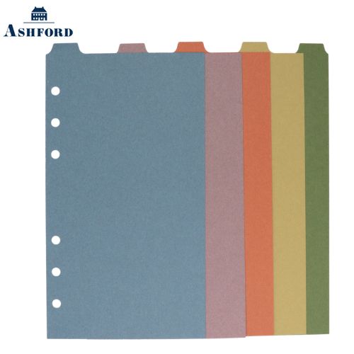 【10%OFFクーポン】アシュフォード バイブル BIBLE カラーインデックス トップ5段/ペーパー システム手帳リフィル メーカー品番0371-100のサムネイル
