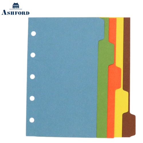 【10%OFFクーポン】アシュフォード MICRO5 カラーインデックス サイド5段 システム手帳リフィル マイクロ5 Ashford メーカー品番2523-1...