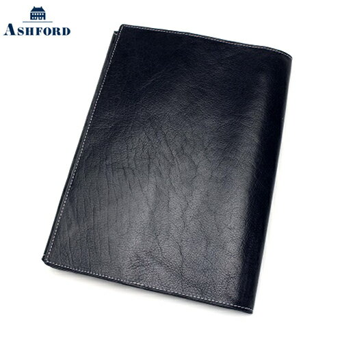 【10%OFFクーポン】アシュフォード ディープ ブックカバー 四六サイズ ネイビー Ashford メーカー品番8066-077