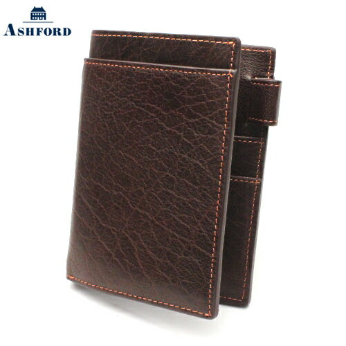 【10%OFFクーポン】アシュフォード ディープ MICRO5 11mm 名刺フォン ブラウン システム手帳 Ashford メーカー品番2077-022
