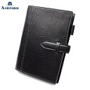 【10%OFFクーポン】アシュフォード ディープ BIBLE 19mm ベルト付き ブラック システム手帳 バイブル Ashford メーカー品番7238-01...