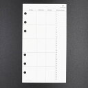 【10%OFFクーポン】アシュフォード BIBLE 日付無月間ダイアリーカレンダー式 バイブル システム手帳リフィル Ashford メーカー品番0240-100