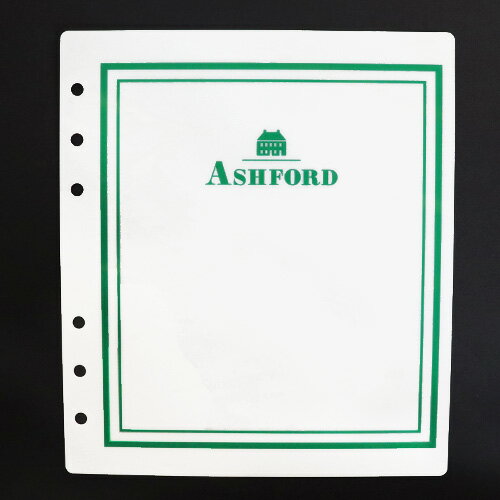 【10%OFFクーポン】アシュフォード システム手帳リフィル プロテクターダブル HB×WA5 ASHFORD メーカー品番6661-100