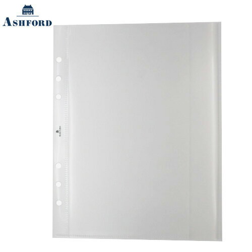 【10%OFFクーポン】アシュフォード システム手帳リフィル クリアファイル2つ折 A5 ASHFORD メーカー品番0714-100