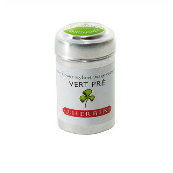 【10%OFFクーポン】J.HERBIN エルバン 万年筆用カートリッジインク ライトグリーン メーカー品番HB20131