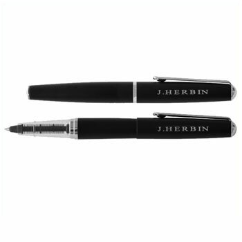 エルバン ボールペン J.HERBIN エルバン カートリッジインク用ペン ブラス 0.5mm ブラック ローラーボールペン メーカー品番HBPEN05