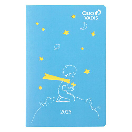 【10%OFFクーポン】クオバディス 2025年版手帳 ビジネス 星の王子さま ムーン Busine