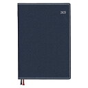 【10%OFFクーポン】ダイゴー 2025年4月始まり手帳 アポイント 1週間バーチカル デスクサイズ A5 Appoint ネイビー DAIGO メーカー品番E8840