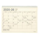 【10%OFFクーポン】マークス 2025年4月始まり B5変型ノートブックカレンダー M アイボリー MARK'S メーカー品番25SDR-NB1-IV