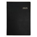 【10%OFFクーポン】高橋書店 2025年4月始まり手帳 ニューダイアリー A5 月間横ケイ+週間レフト 月曜始まり 黒 メーカー品番926