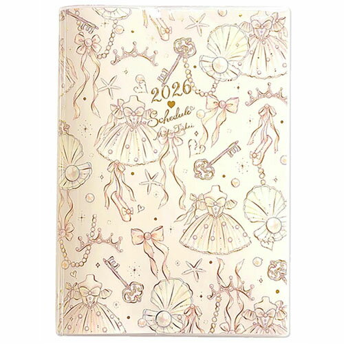 【10%OFFクーポン】クローズピン 2026年版(2025年10月始まり)手帳 たけいみきB6 ウィークリー 真珠の踊り Clothes-Pin メーカー品番...