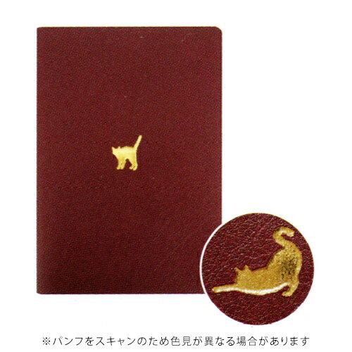 【10%OFFクーポン】エルコミューン 2026年版(2025年10月始まり)手帳 B6 ウィークリーレフト ワンポイント ねこ POINT CAT Wine ...