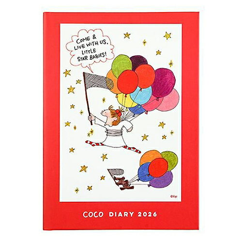 【10%OFFクーポン】グリーティングライフ 2026年版手帳 ココちゃん/サカモトリョウ B6ダイアリー ハードカバー ウィークリー メーカー品番CD-137...