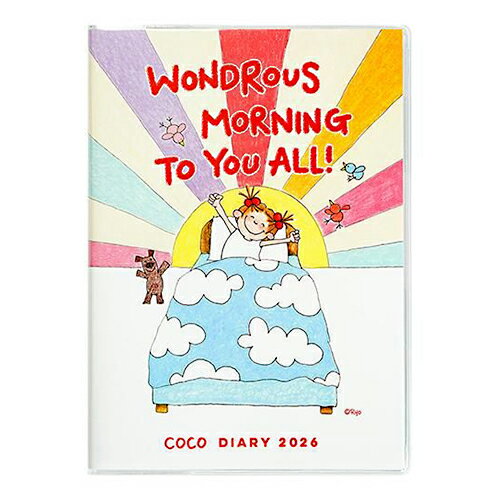 【10%OFFクーポン】グリーティングライフ 2026年版手帳 ココちゃん/サカモトリョウ B6ダイアリー ソフトカバー ウィークリー メーカー品番CD-137...