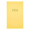 【10%OFFクーポン】グリーティングライフ2026年版手帳NoritakeノリタケB6スリムダイアリー マンスリー ハードカバー バニラ メーカー品番CD-1...