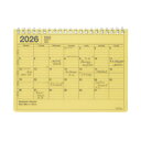 【10%OFFクーポン】マークス 2026年版ノートブックカレンダー M B5変形 スケジュール帳 イエロー MARK'S メーカー品番26WDR-NB1-YE|詳細画像