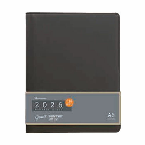 【10%OFFクーポン】マルマン 2026年版手帳 A5 ジウリス ダイアリー 月間(メタルバインダー) 20穴 ディ..