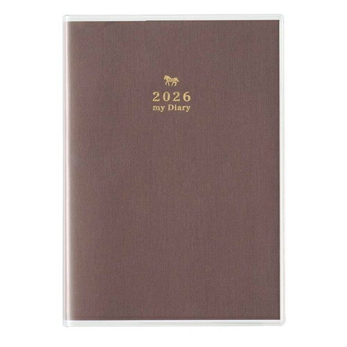 【10%OFFクーポン】日本能率協会 2026年1月始まり手帳 PAGAM ペイジェム メモリー 日記 A6 1頁1日 チョコレート メーカー品番8503