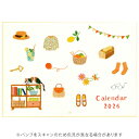 【10%OFFクーポン】リュリュ 2026年版 ステッチカレンダー 壁掛けタイプ RYU-RYU メーカー品番CK2606