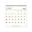 【10%OFFクーポン】新日本カレンダー 2026年エトランジェディコスタリカ壁掛けカレンダー LP アイボリー メーカー品番EDC-4742