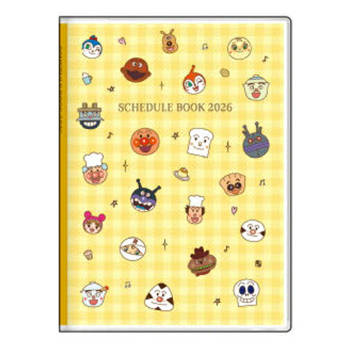 【10%OFFクーポン】サンスター文具 2026年版手帳 週間B6 それいけ!アンパンマン フェイス メーカー品番S2959402