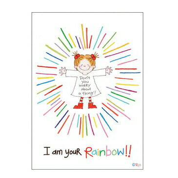 【10%OFFクーポン】グリーティングライフ COCO ココちゃん ポストカード レインボー メーカー品番RY-932