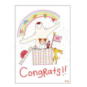 【10%OFFクーポン】グリーティングライフ COCO ココちゃん ポストカード コングラッツ メーカー品番RY-936