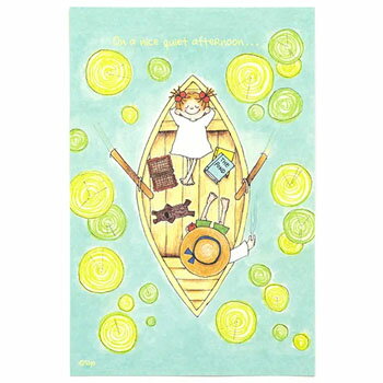 【10%OFFクーポン】グリーティングライフ COCOココちゃん ポストカード ボート メーカー品番RY-1040