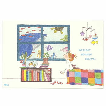 【10%OFFクーポン】グリーティングライフ COCOココちゃん ポストカード クジラ メーカー品番RY-1042